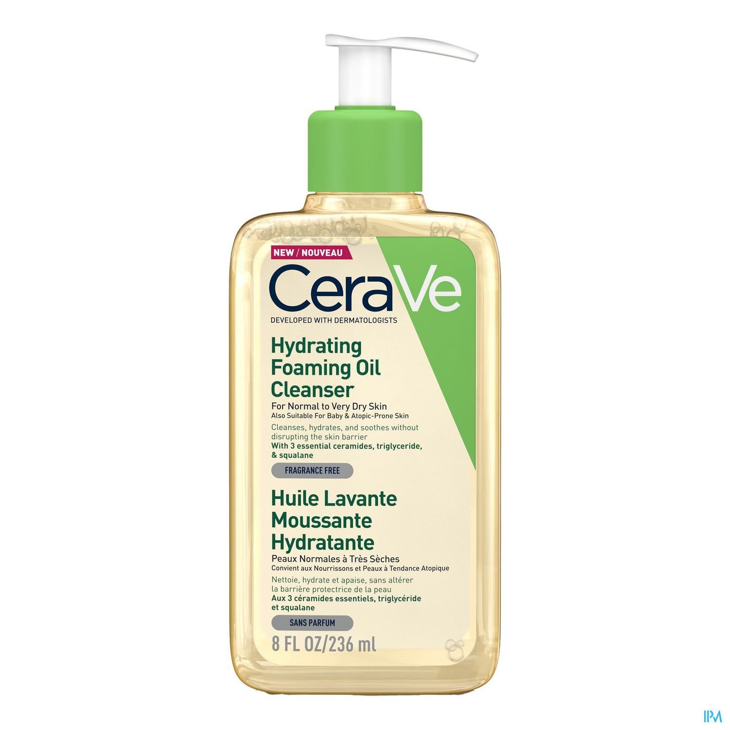 Cerave Huile Lavante Moussante Hydratante Ml