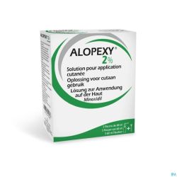 Alopexy 2 % Liquid Fl Pipet/spray 3x60ml