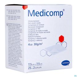 Medicomp Kp Ster 4l 7,5x7,5cm 30g 25x2