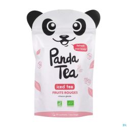 PANDA TEA ICED TEA FRUITS ROUGES 28 DAYS 42G