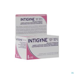 Intigyne 10e8 Kve/10e8 Kve Harde Caps Vaginaal 10