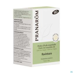 Parels Ravintsara Bio Ess Olie Caps 60 Pranarom