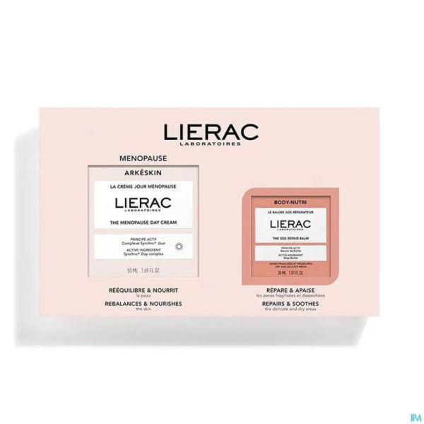 Lierac Arkeskin Koffer Dagcreme 50ml+balsem 30ml