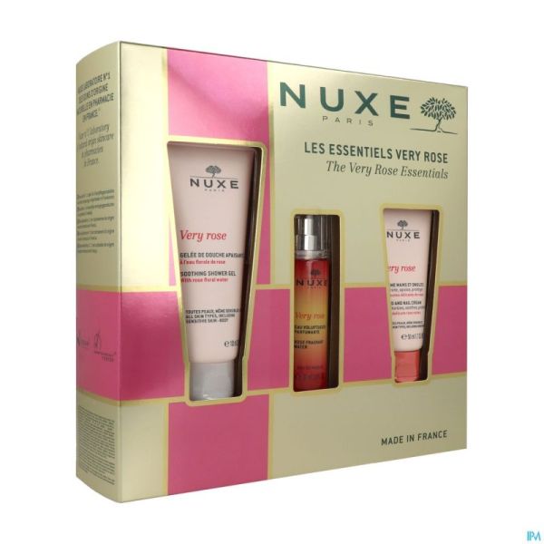 Nuxe Coffret Very Rose Noel 24 3 Prod.