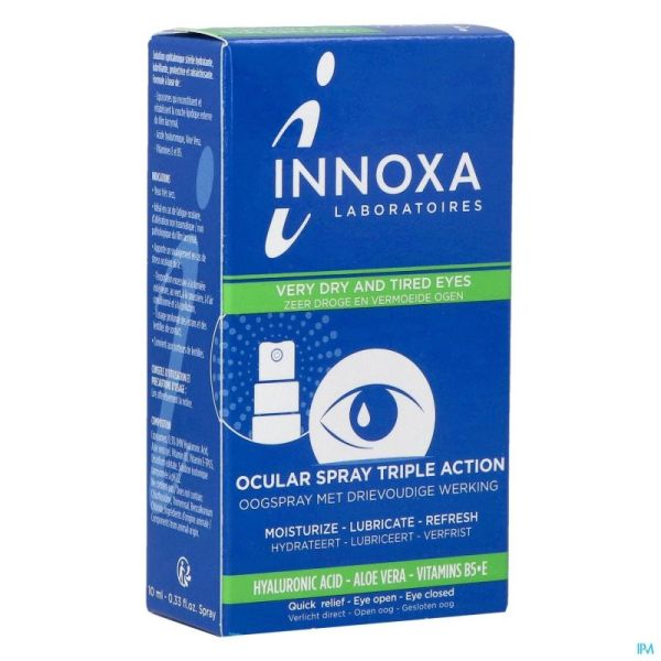 Innoxa Oogspray Zeer Droge&vermoeide Ogen 10ml