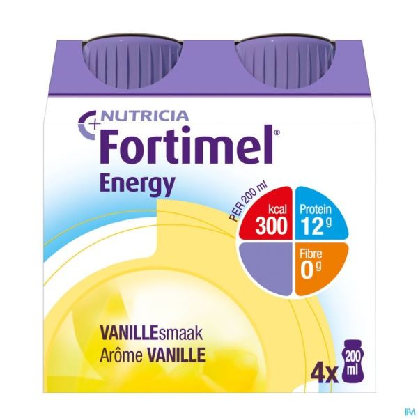 Fortimel Energy Vanille 200 Ml 4 St Nf