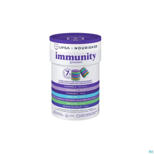 Upsa Nourished Immunity Gommes 30