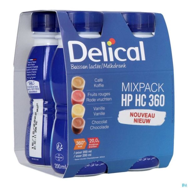 Delical Hphc 360 Mixpack 4x200ml