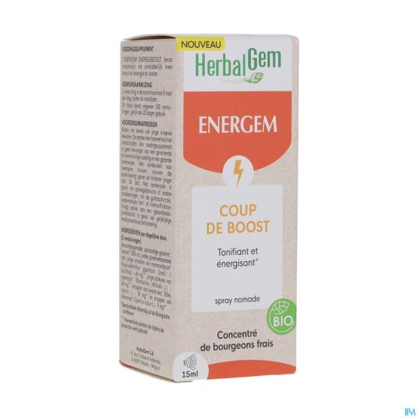 Herbalgem Energem Energie Boost Spray 15ml