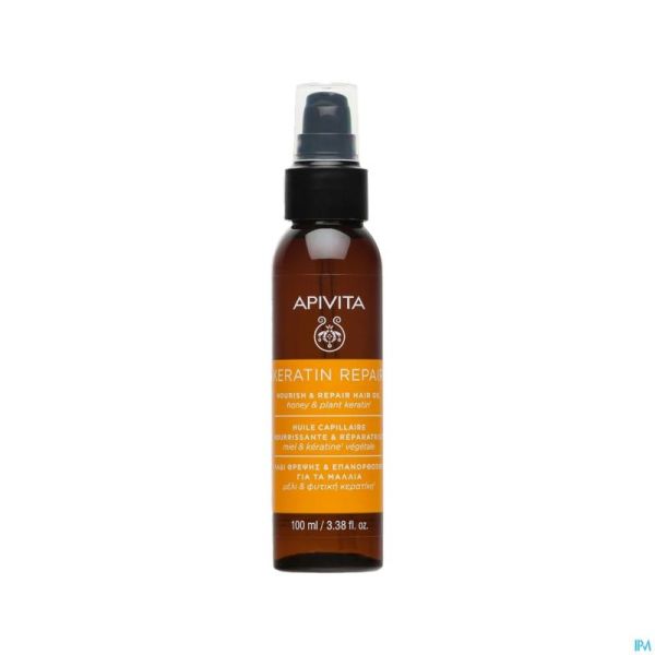 Apivita Keratine Huile Repair Nourrit&regen. 100ml