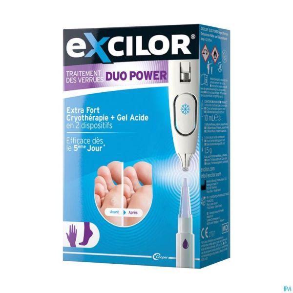 Excilor Traitement Verrues Duo Power 10ml+1,5g