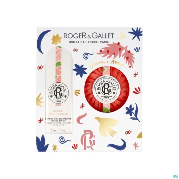 Roger&gallet Kerstset Fleur Fig. 30ml + Zeep 100g