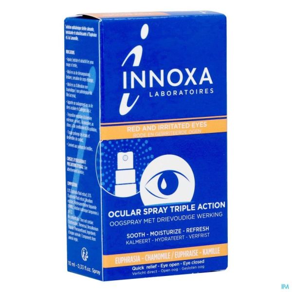 Innoxa Oogspray Rode&geirriteerde Ogen 10ml