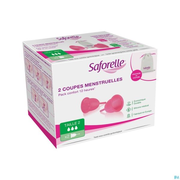 Saforelle Cup Protect Coupe Menstruelle T2 Nouveau