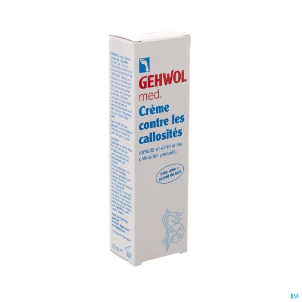 Gehwol Med Creme Contre Les Callosites Tube 75ml