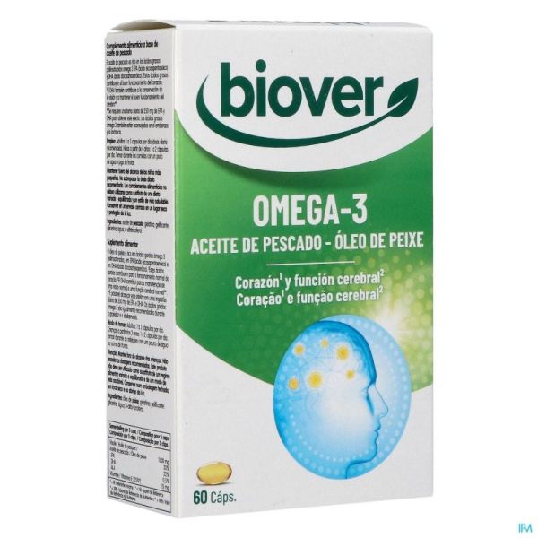 Biover Omega 3 Visolie Caps 60