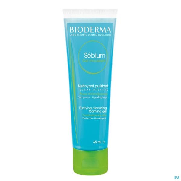 Bioderma Sebium Gel Moussant Tube 45ml